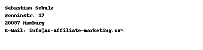 Impressum Daten